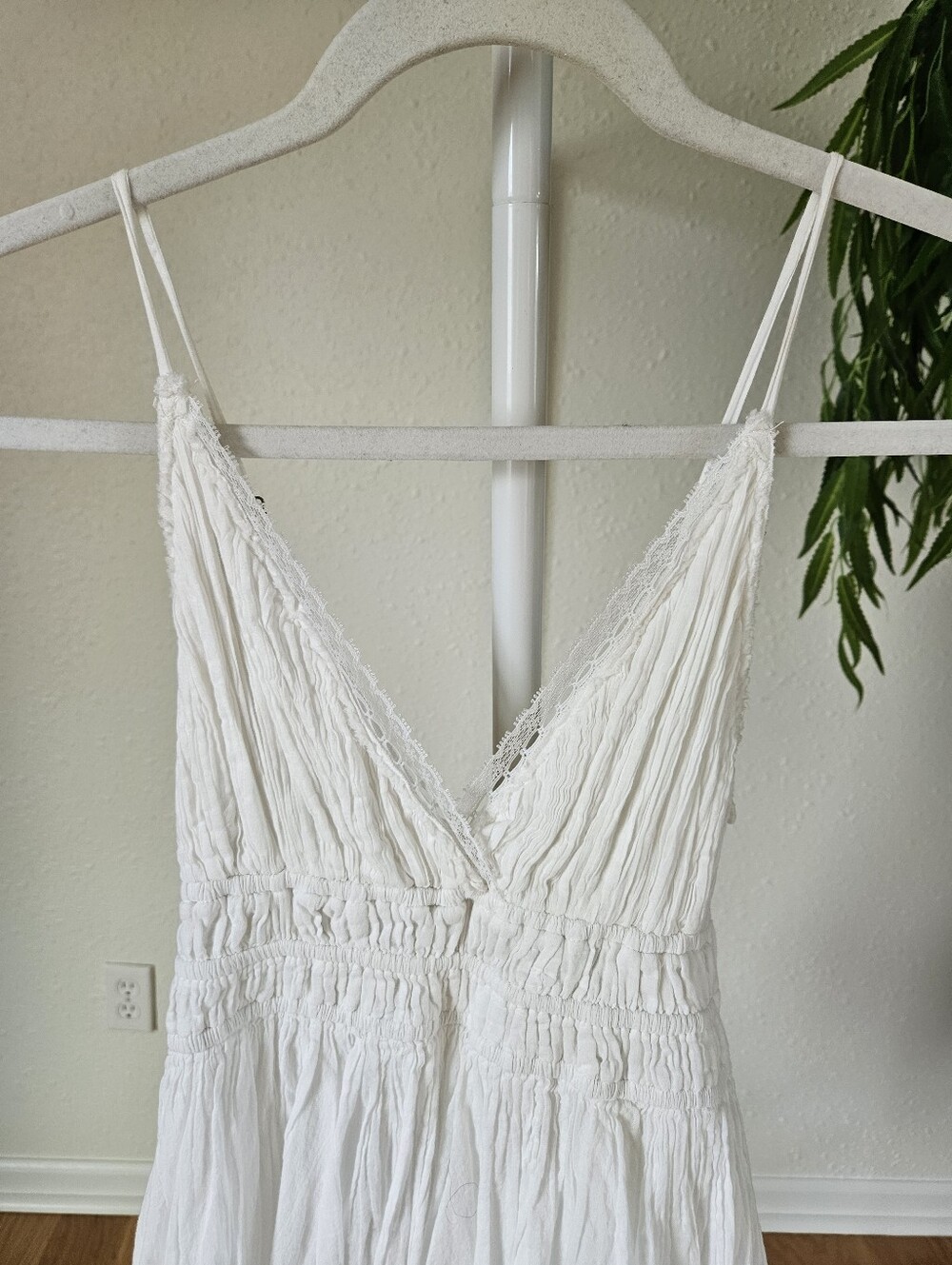 Free People One Delia Slip Dress in White Size XS - Picture 7 of 14
